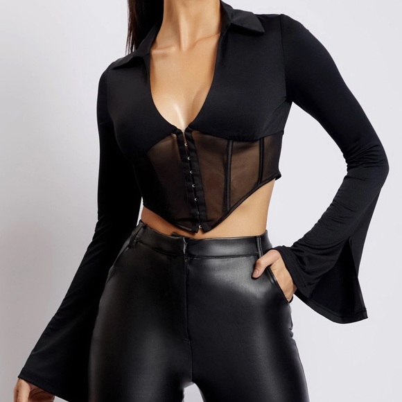 Meshki Tops - Meshki corset top NWT